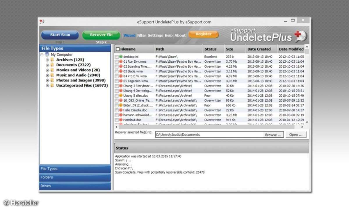 Undelete Plus