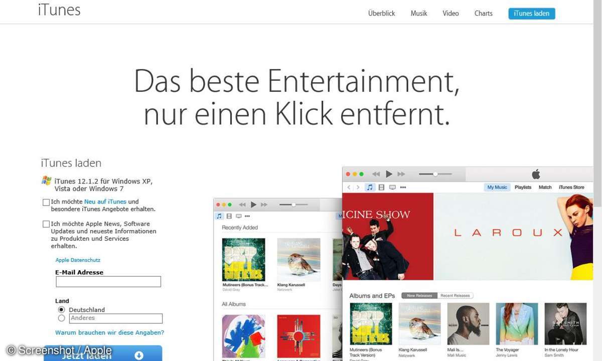 iTunes-Website