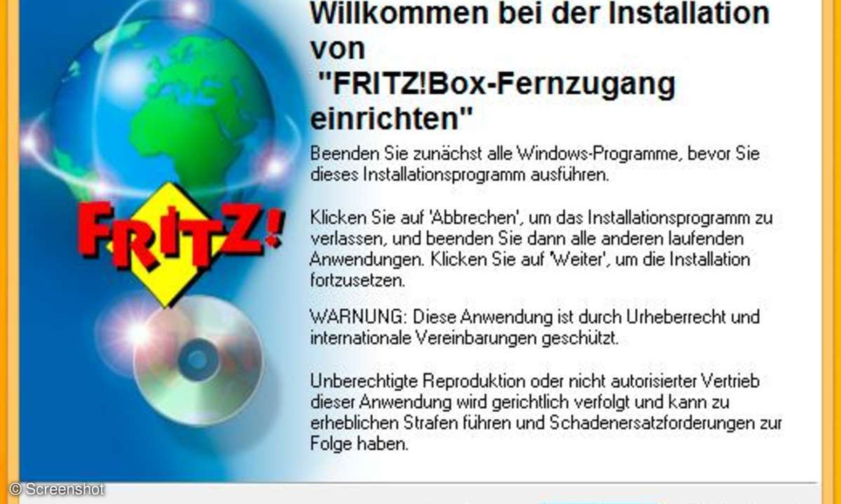 Fritzbox-Menü
