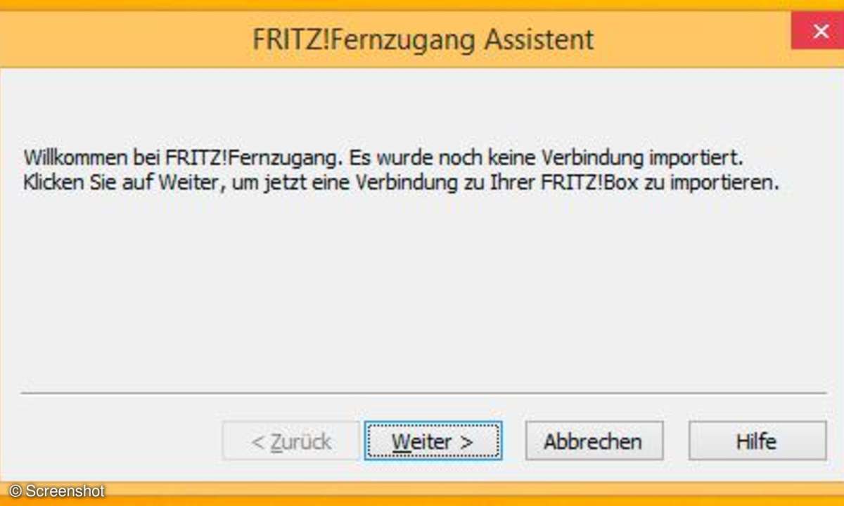 Fritzbox-Menü