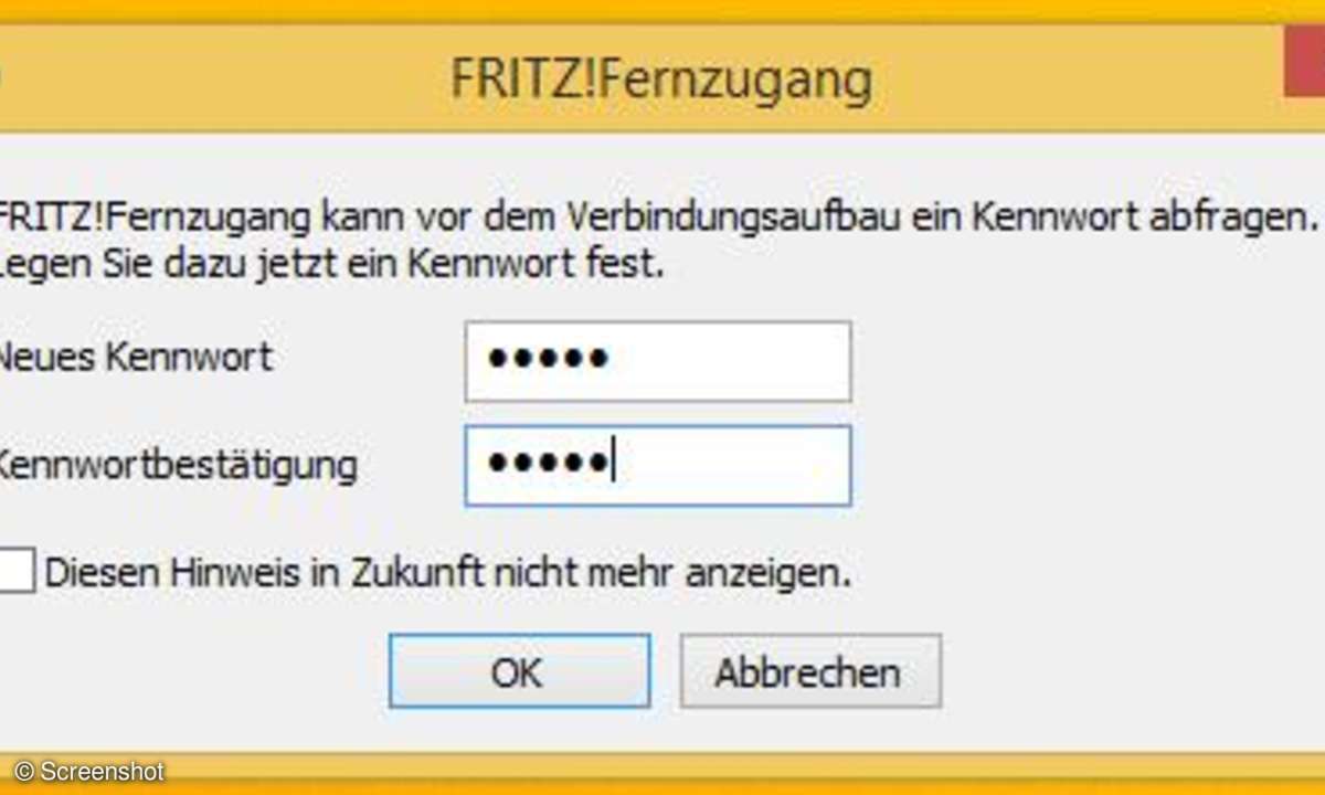Fritzbox-Menü