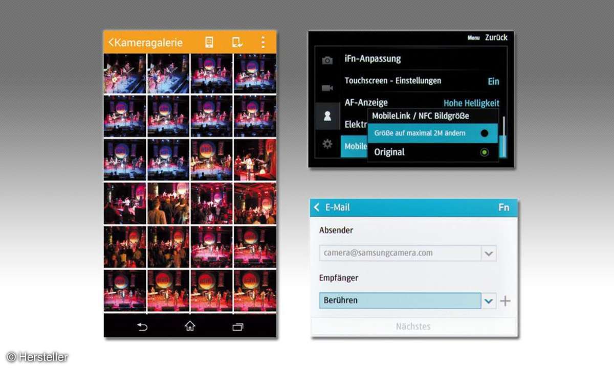 Bildtransfer bei Samsung NX1