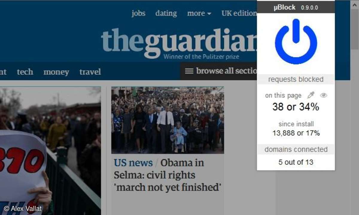 µBlock AdBlocker
