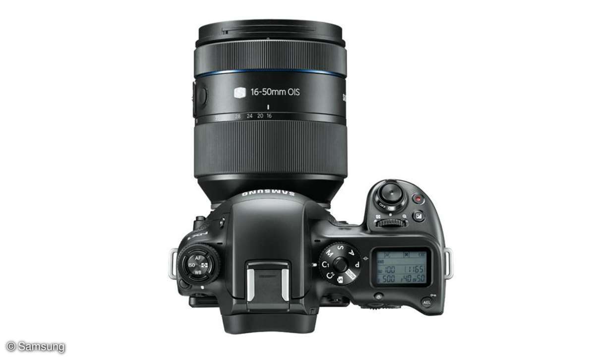 Samsung NX1 von oben