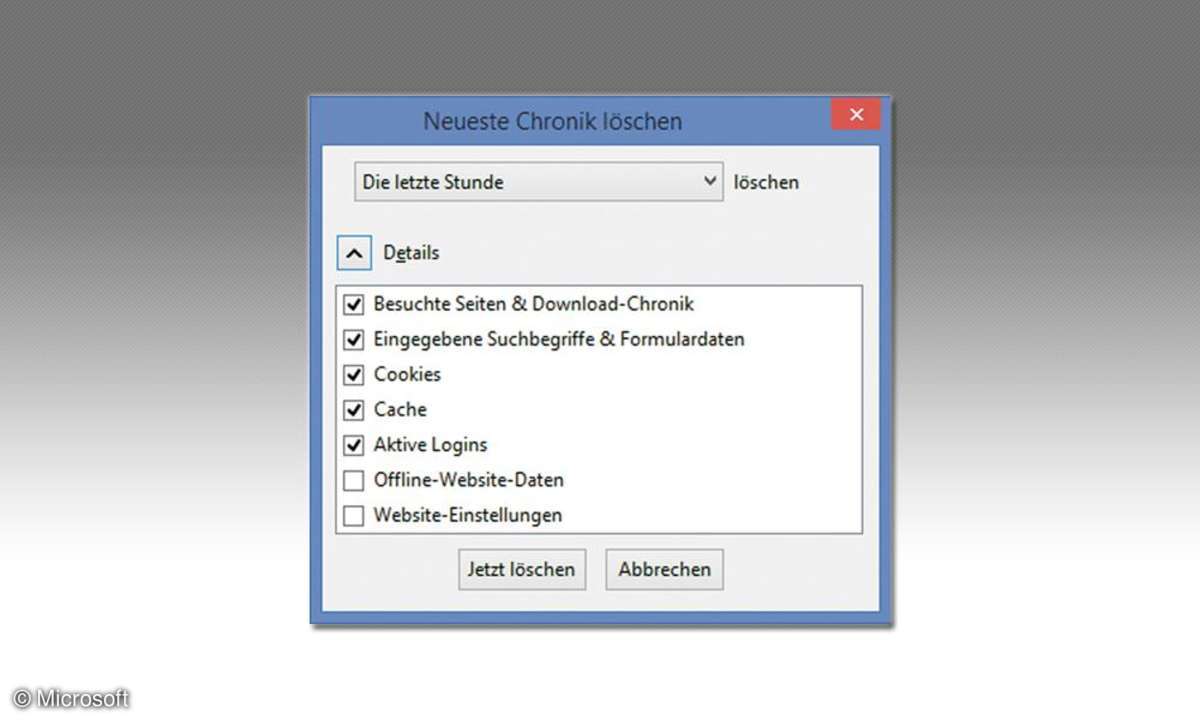 Firefox-Verlauf löschen
