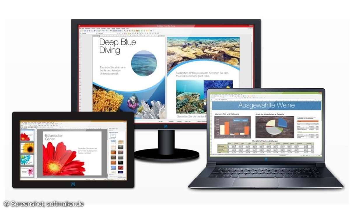 SoftMaker Office 2016 auf PC, Laptop und Tablet