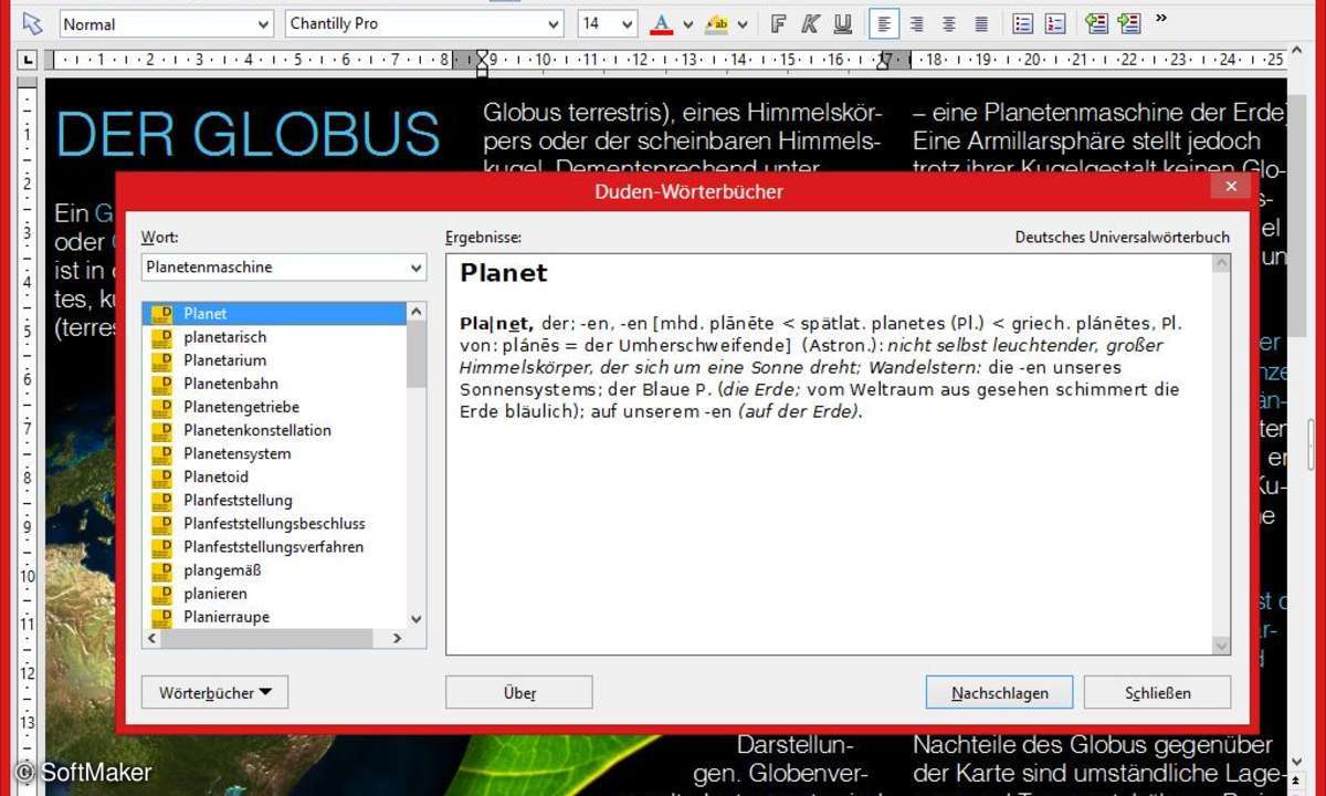 TextMaker in SoftMaker Office 2016