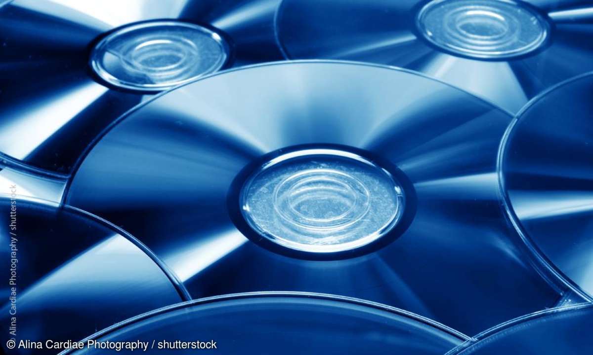 DVD und Blu-ray Stapel
