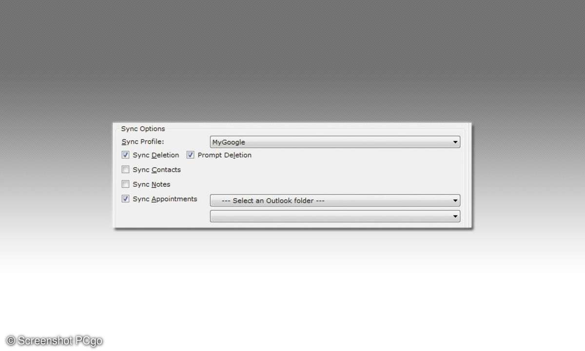 Synchron Optionen