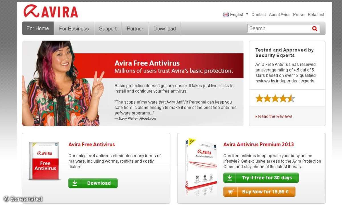 Avira Free Antivirus 2012