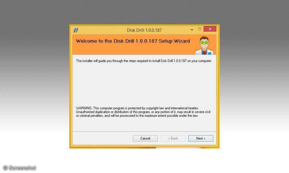 Disk Drill Free: Screenshot