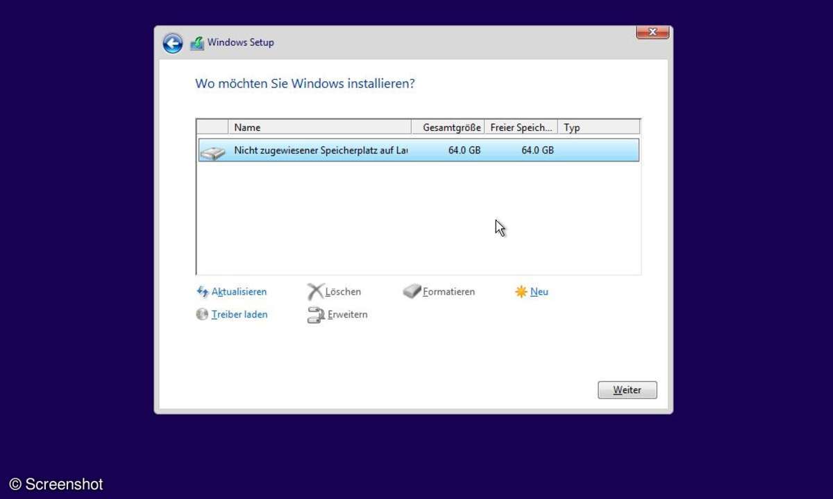 Windows 10: Setip-Screenshots