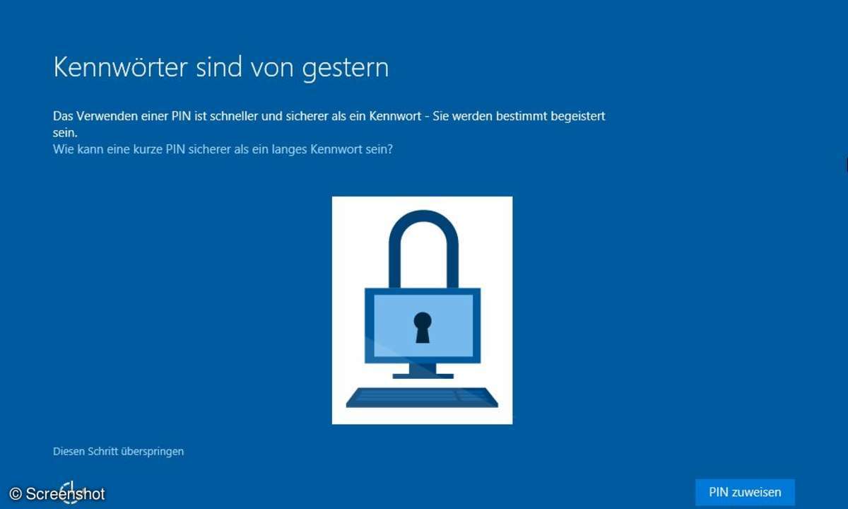 Windows 10: Setip-Screenshots
