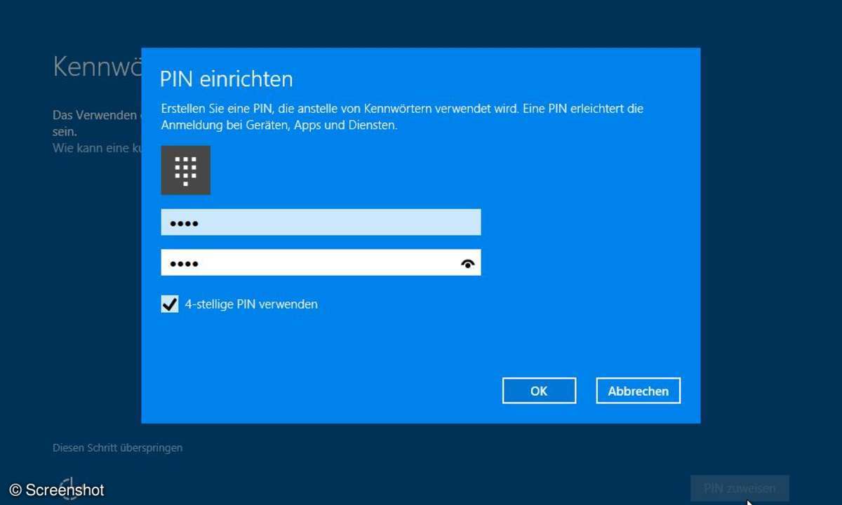 Windows 10: Setip-Screenshots