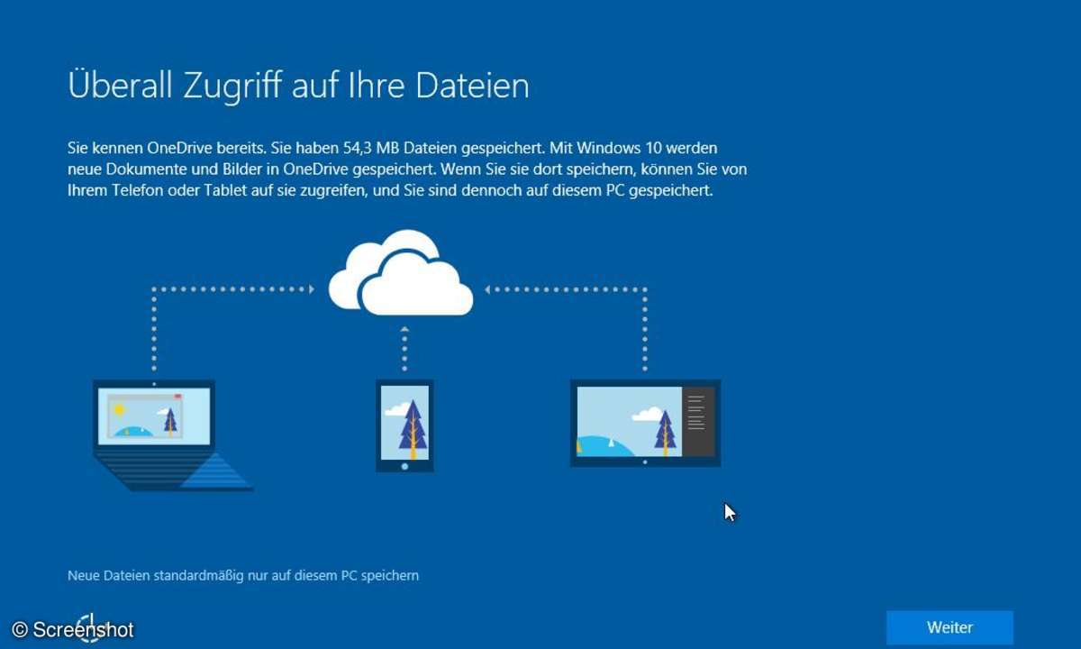 Windows 10: Setip-Screenshots