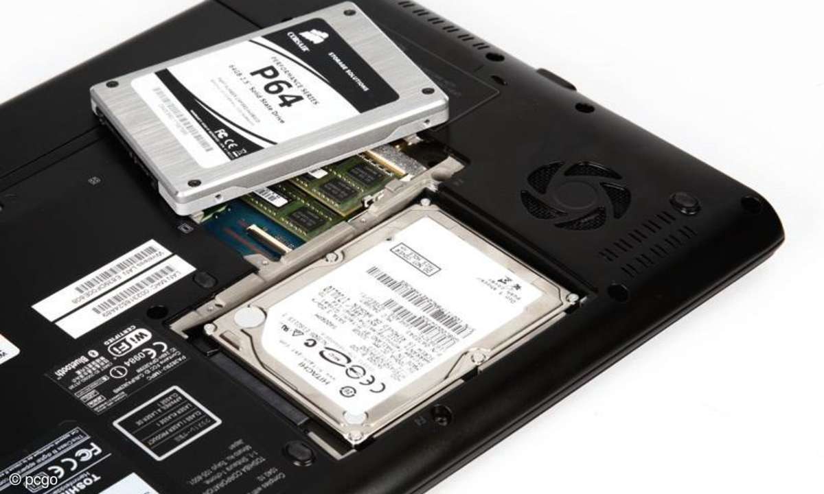 Die Festplatte geht, die SSD kommt