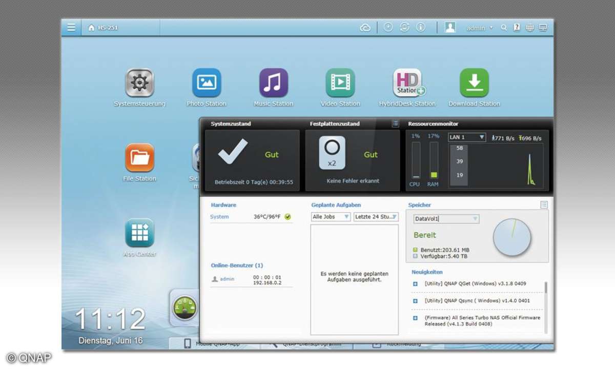 QNAP Screenshot