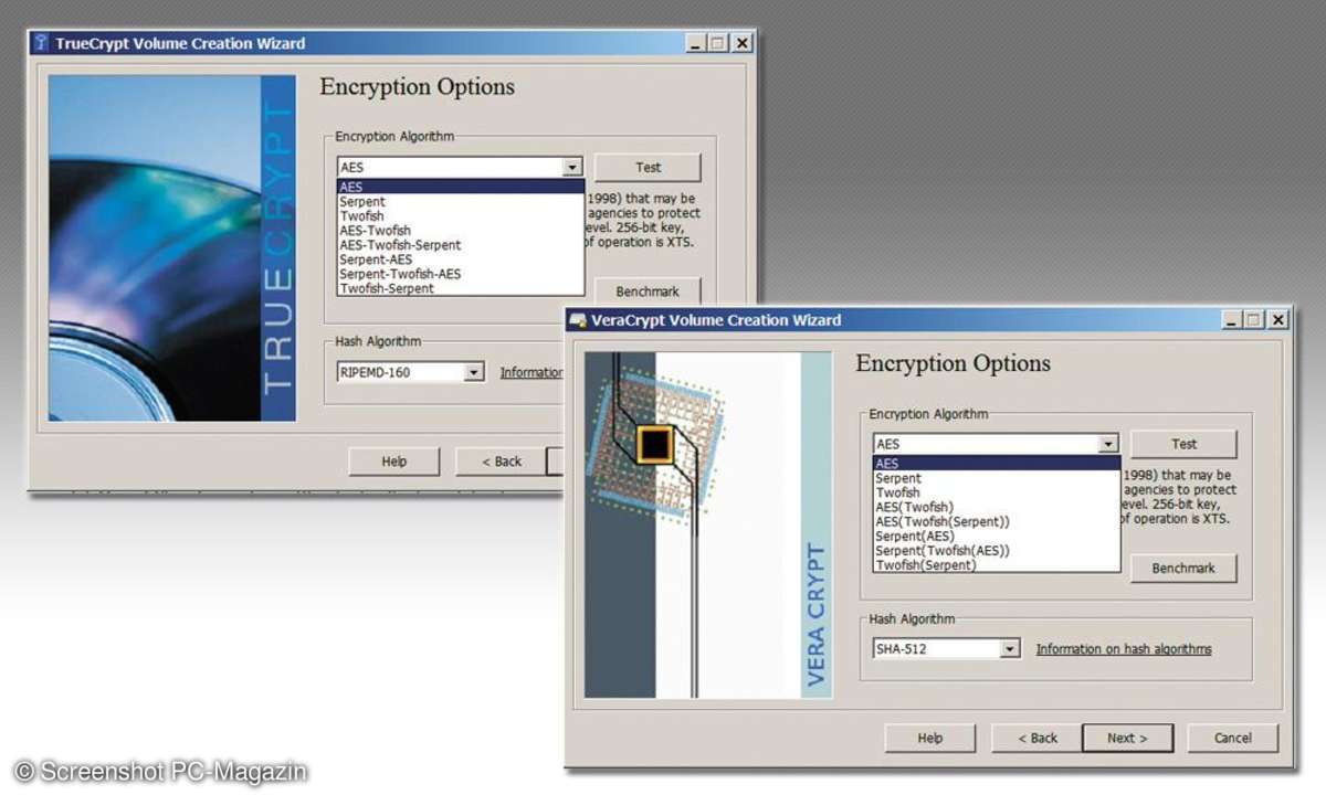 TRueCrypt und VeraCrypt