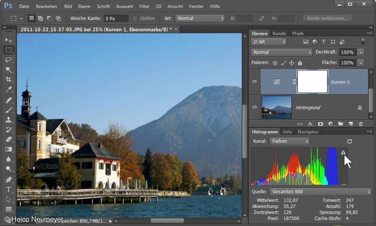 Photoshop: Was soll das Warn-Dreieck? (auch Elements)