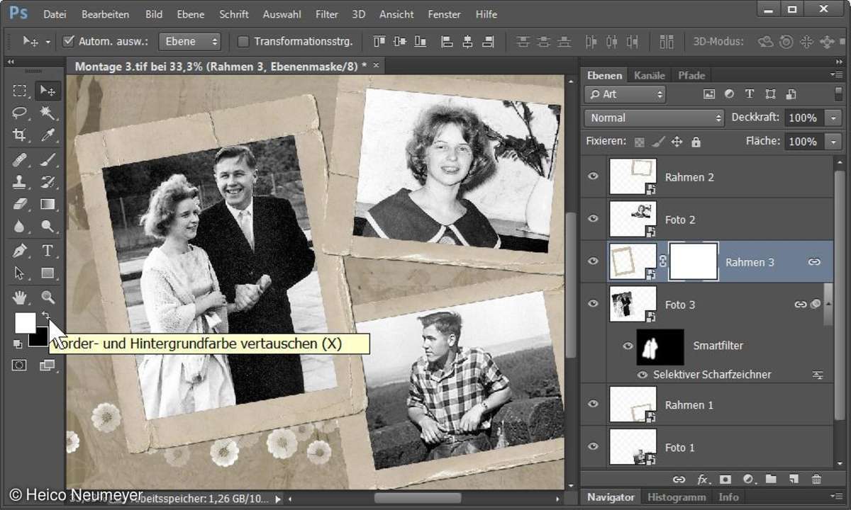 Photoshop: Schnell die richtige Vordergrundfarbe