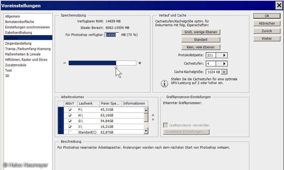 Photoshop: Bessere Voreinstellungen (auch Elements)