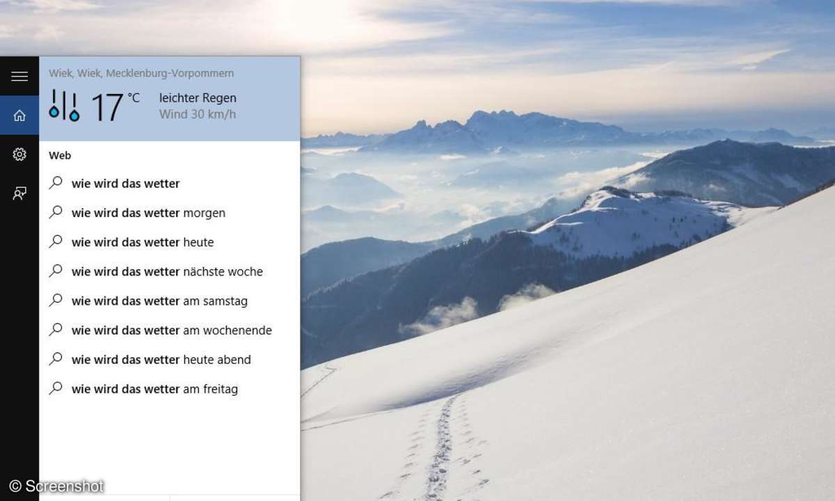 Screenshot aus Windows 10