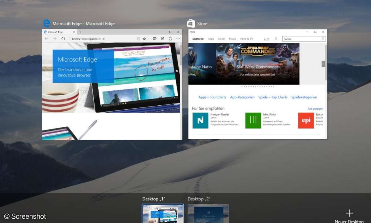 Screenshot aus Windows 10
