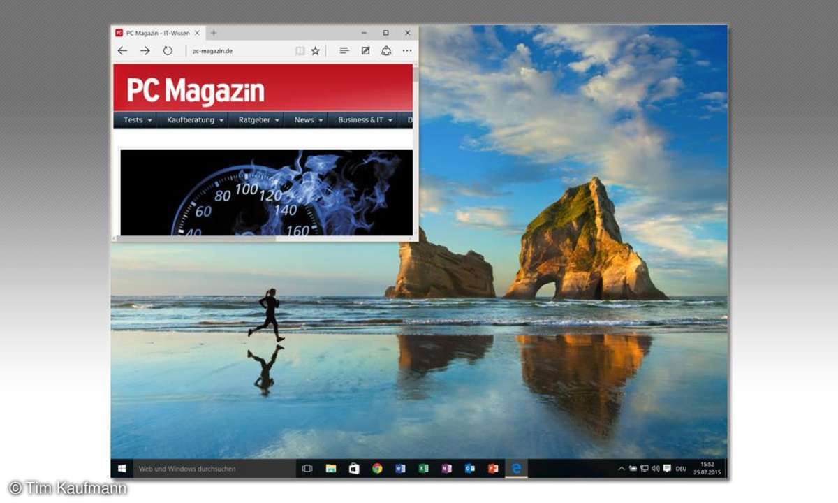 Windows 10, Tastenkombination