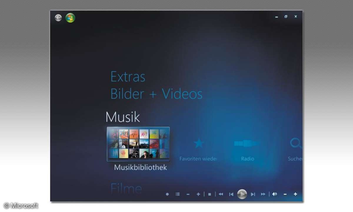 Ausstattung von Windows 7