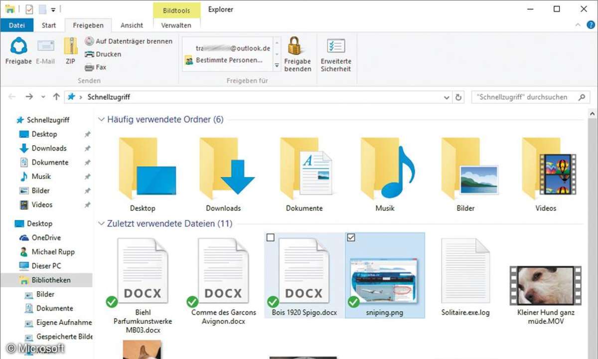 Dateimanagement Windows 10