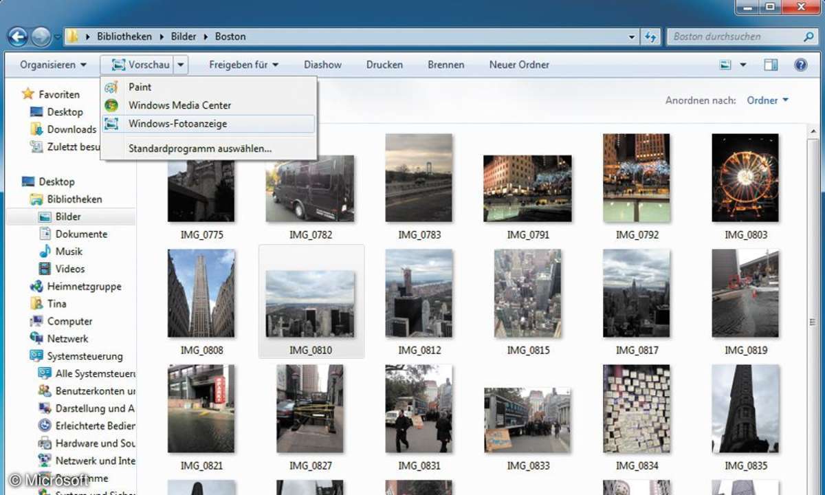 Dateimanagement Windows 7