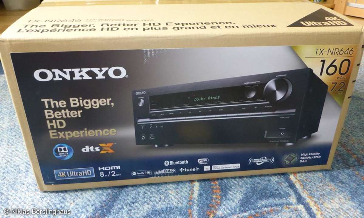 Paket, Onkyo TX-NR646, Niklas Börstinghaus