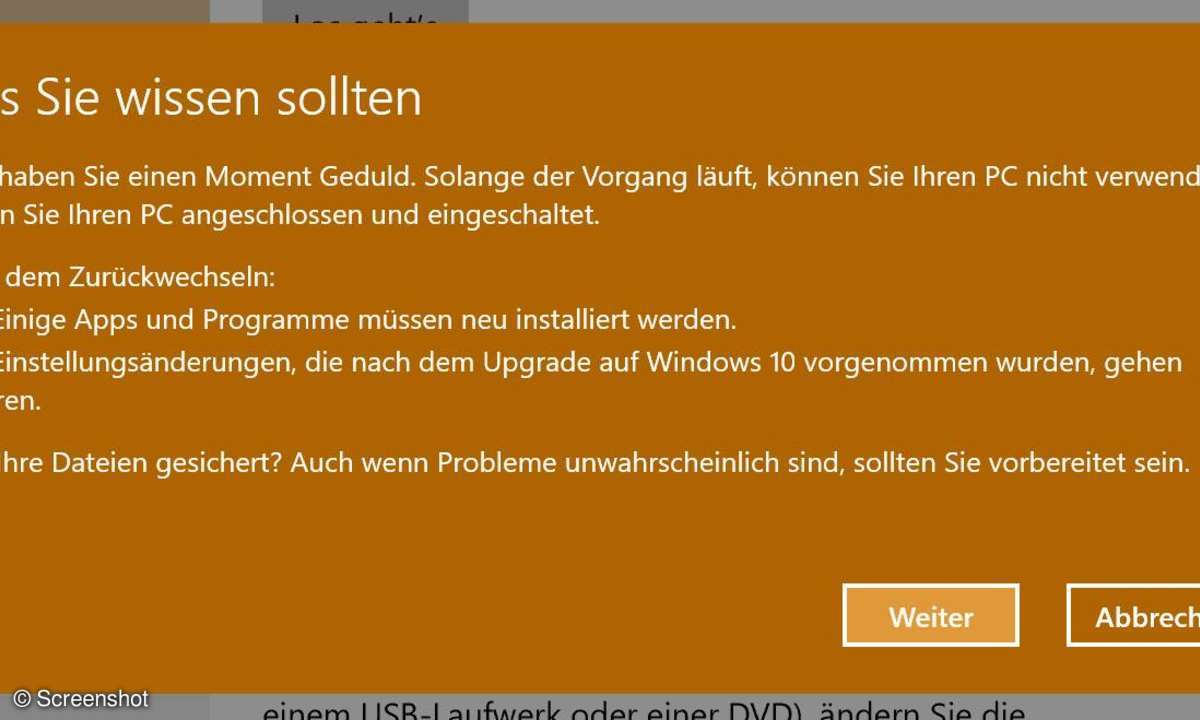 Windows 10 Downgrade