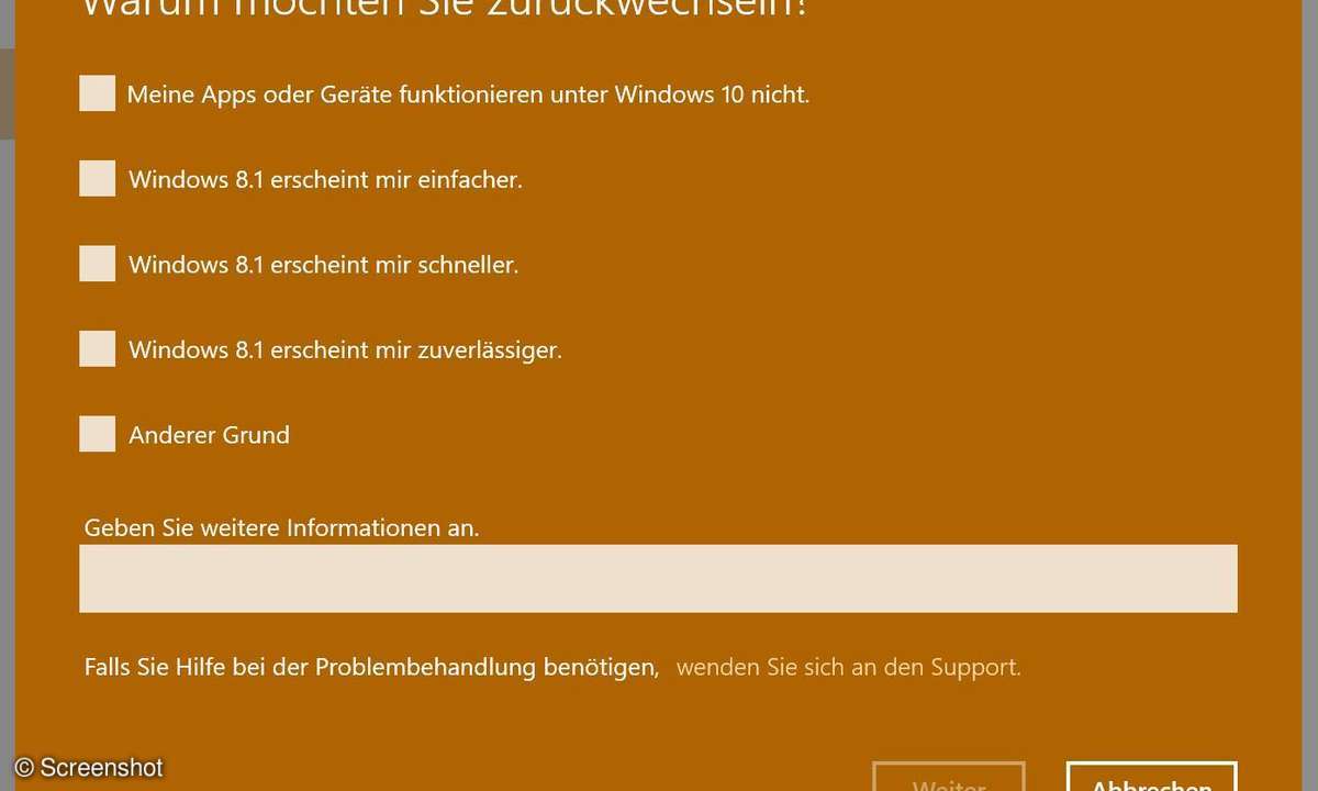 Windows 10 Downgrade