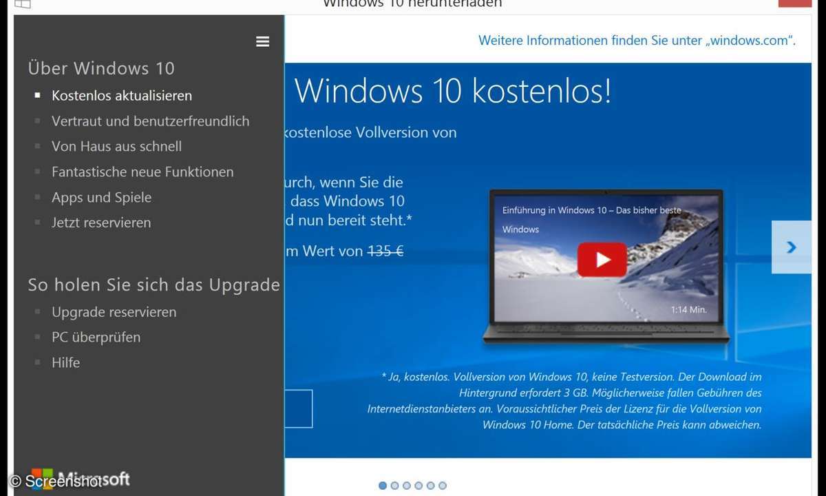 Screenshots aus Windows und PC MAgazin Backup Pro