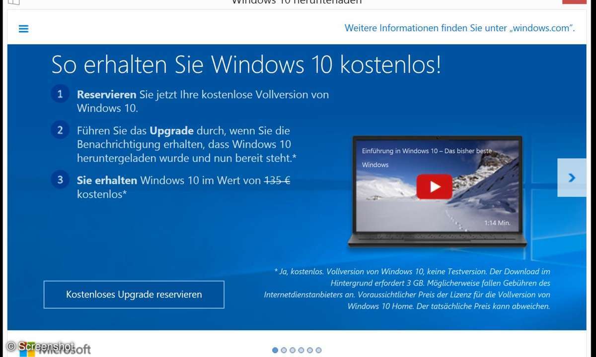 Screenshots aus Windows und PC MAgazin Backup Pro