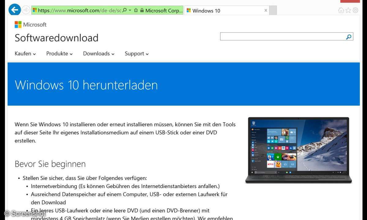 Screenshots aus Windows und PC MAgazin Backup Pro