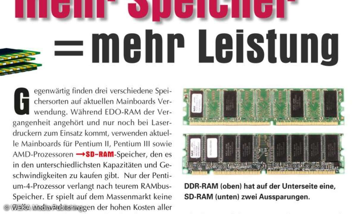 PCgo 05/2001: Speichermodule