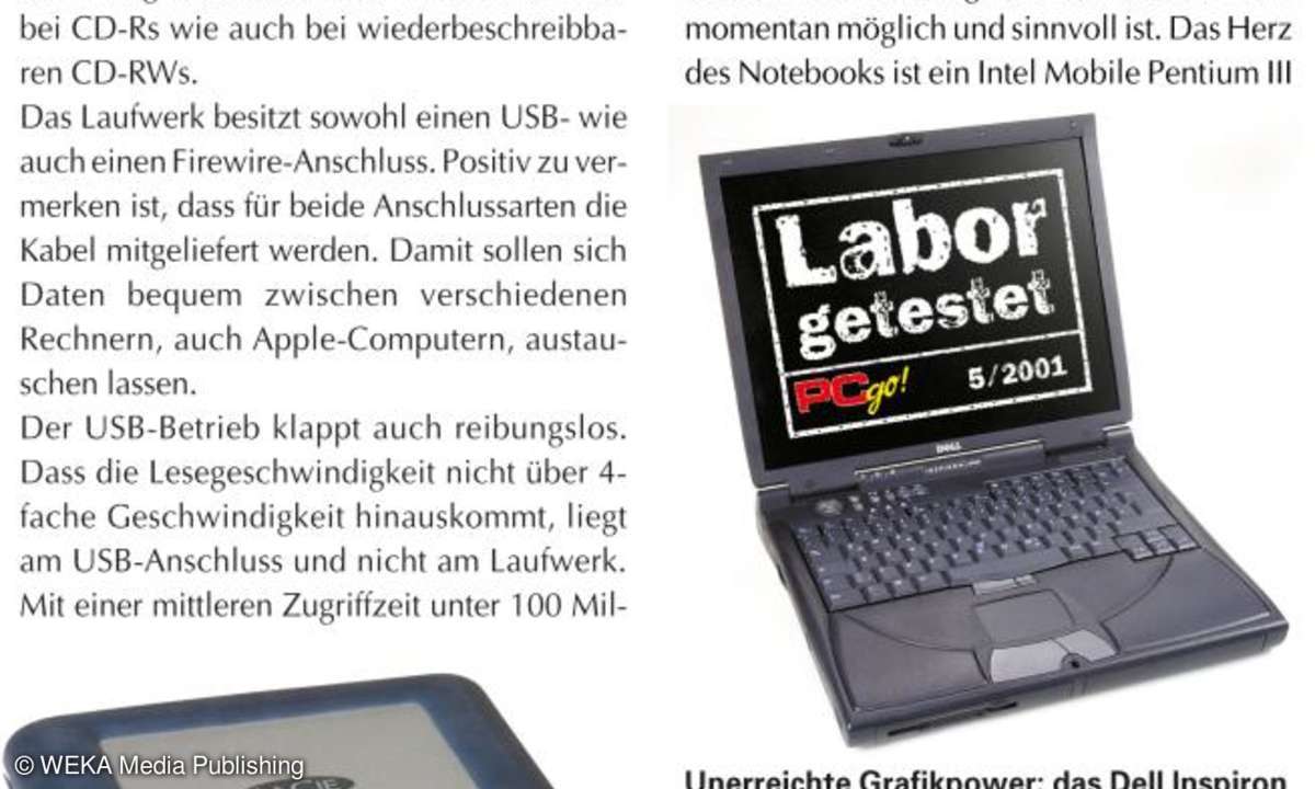 PCgo 05/2001: Hardware-Tests