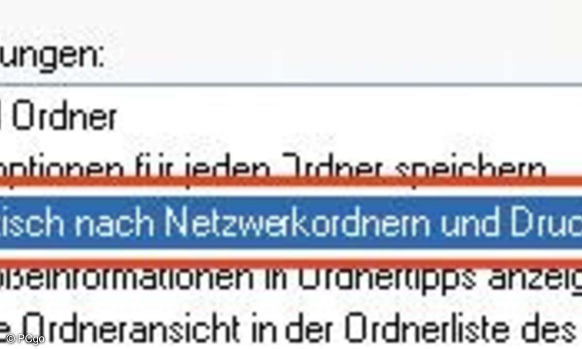 Deaktivieren Sie diese Funktion, um den Rechner mit Windows XP schneller zu starten.