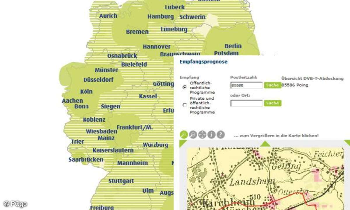Auf der Internetseite 