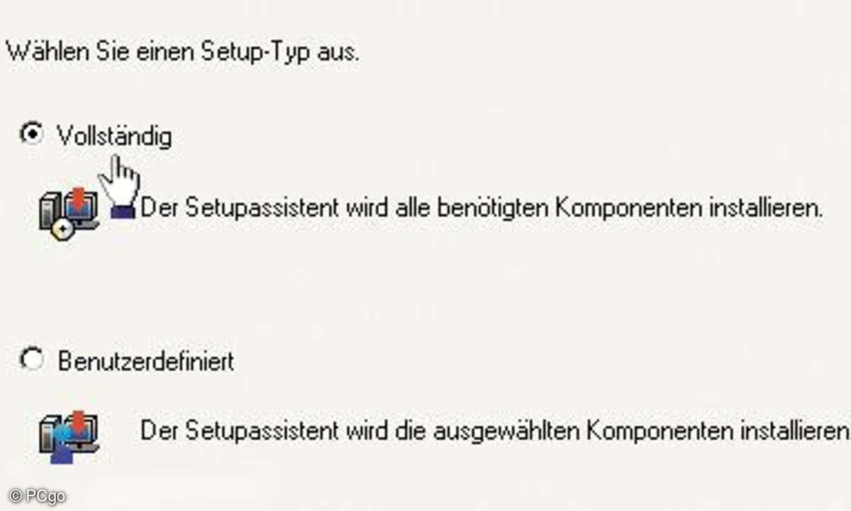 Wählen Sie die 