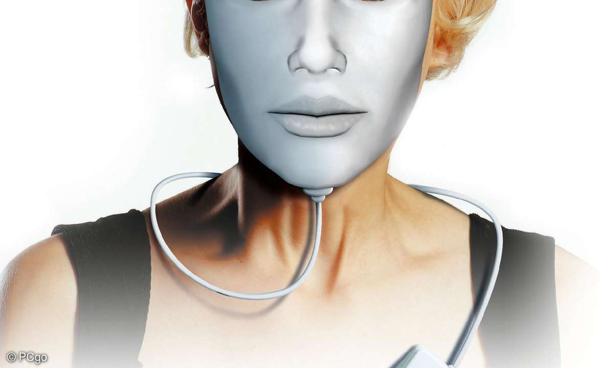 maske, maus, frau