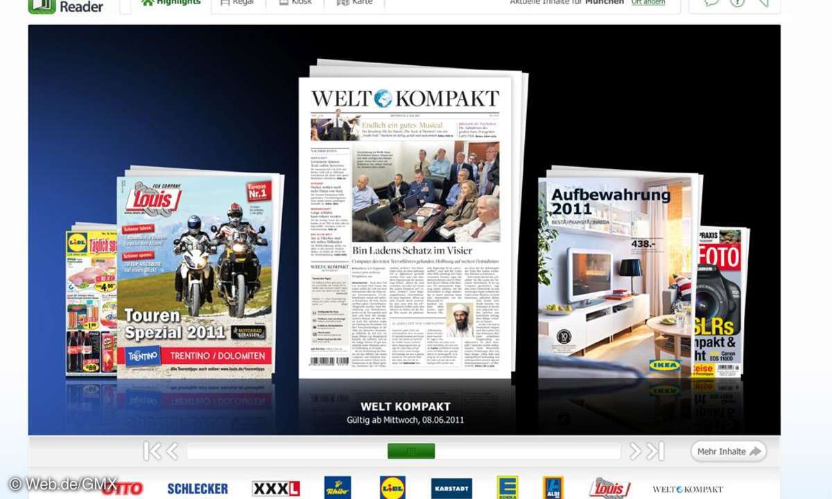 FreeReader von Web.de/GMX
