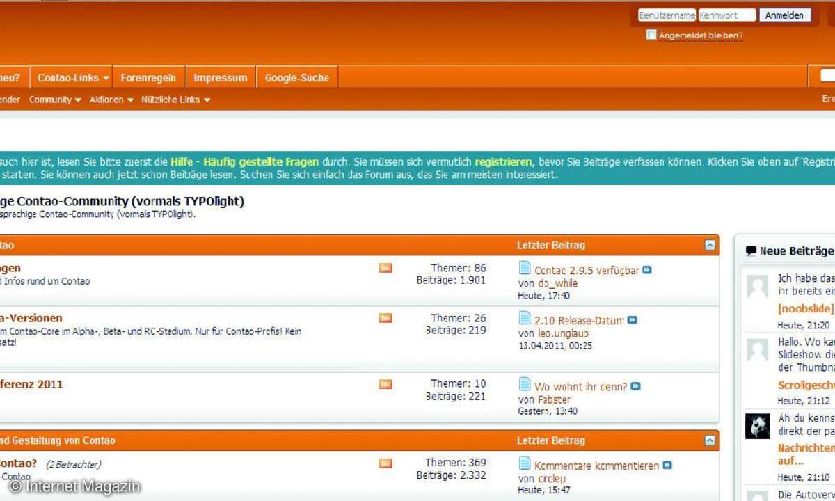 internet, webdesign, contao, cms, typolight, open-source, php