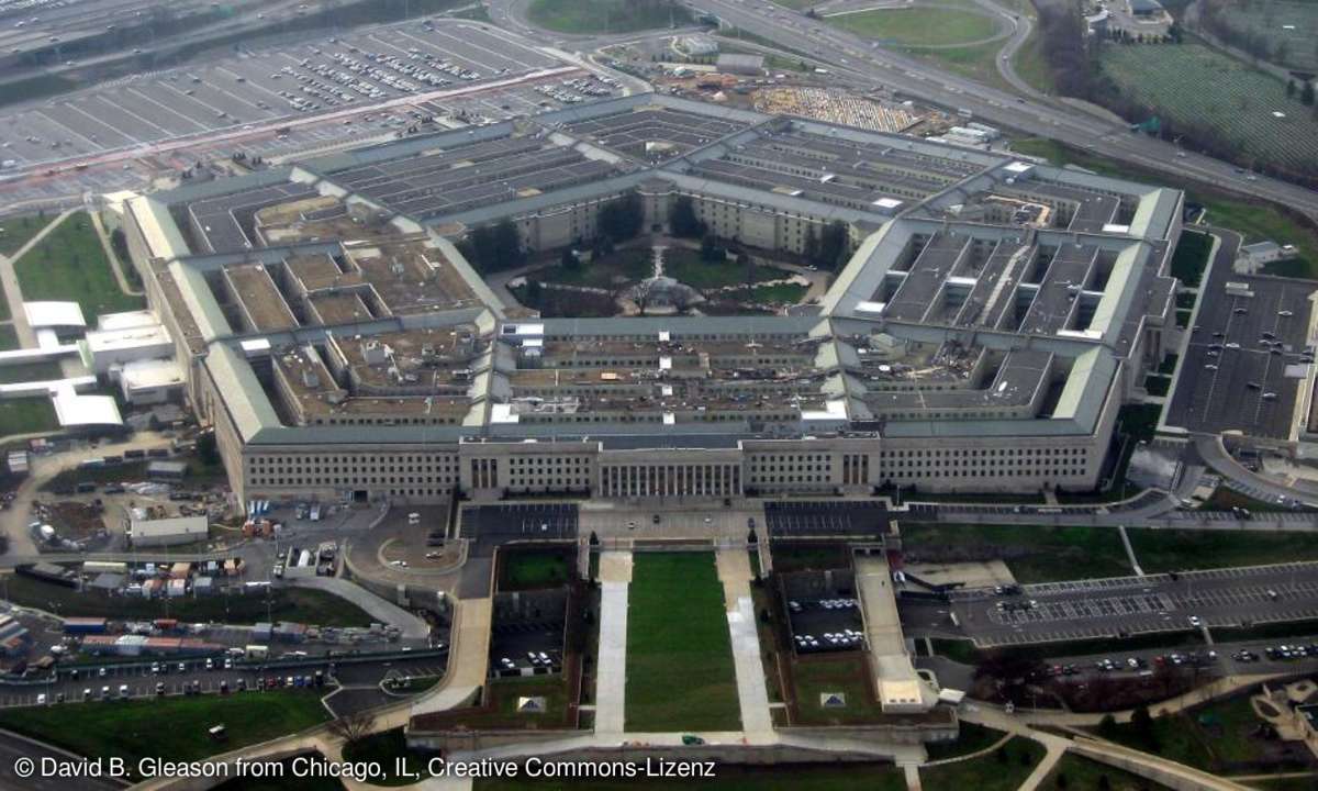 Das Pentagon von oben