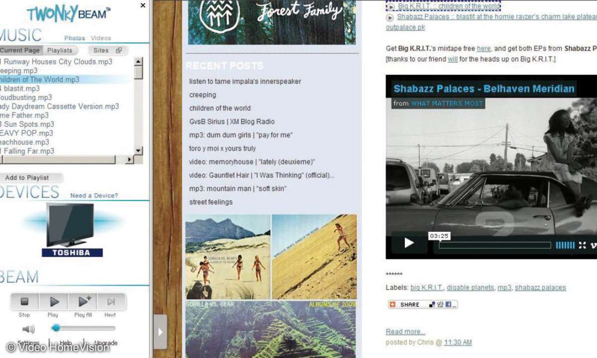 Fernseher als digitaler Media Server und Renderer