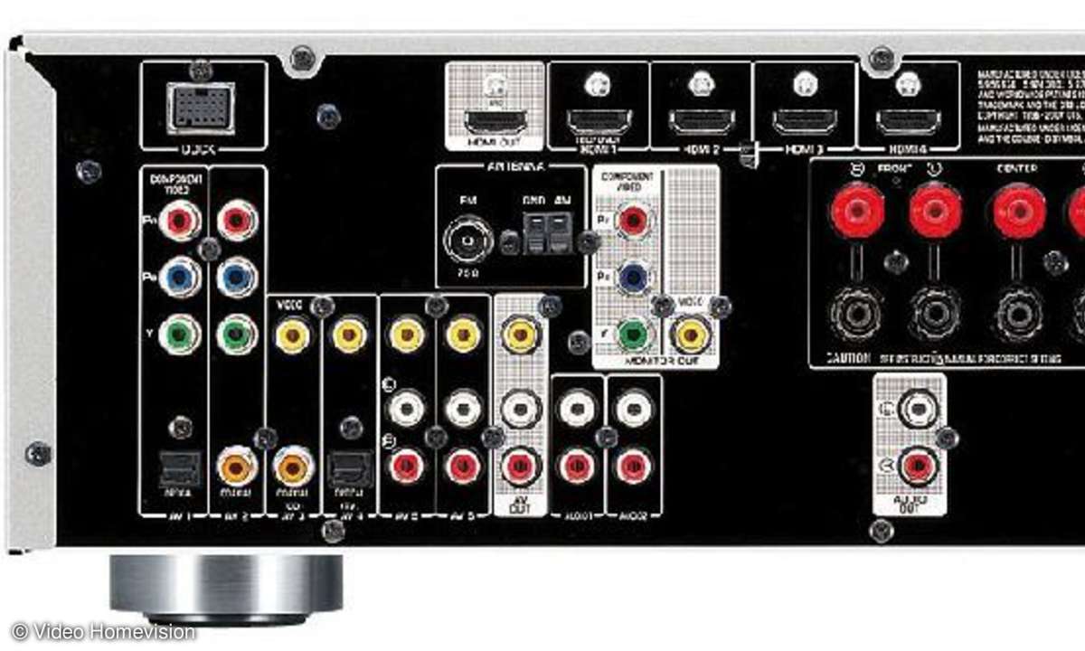 AVR-1611 Anschlussfront