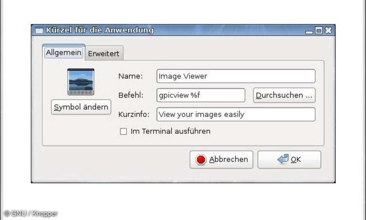 Knoppix 6.7.0 mit GpicView