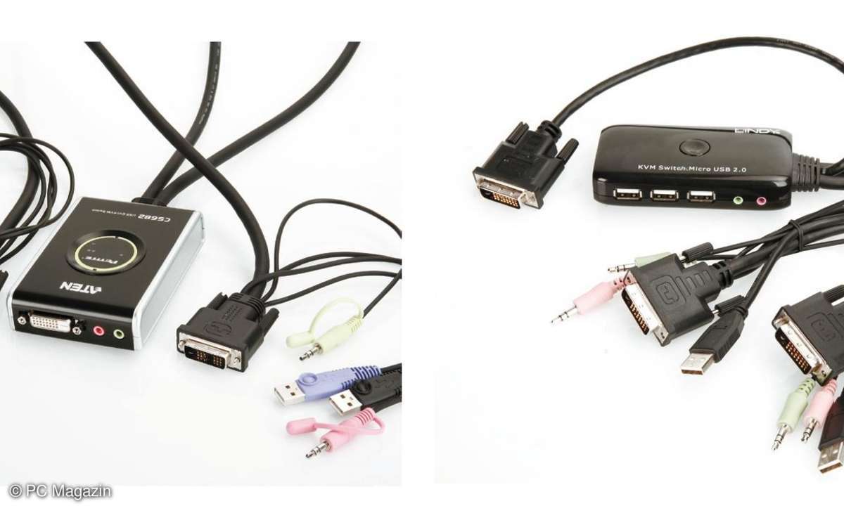 Aten CS682 2-Port USB DVI KVM Switch/KVM Switch Compact DVI USB 2.060
